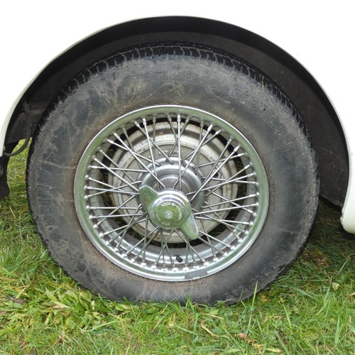 153 - MGA 2 Seater sports convertible 1955. Reg No. MVS 569, Declared manufactured in 1955, 1st registered... 