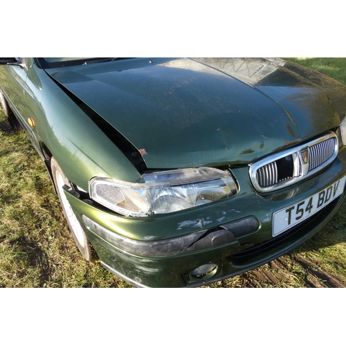 160 - Rover 416 4 dr Saloon Green,  Reg T54 BDV, 1st reg: 10/03/1999, 5 speed Automatic., 1590cc Petrol, M... 