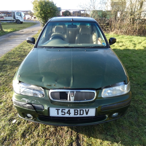 160 - Rover 416 4 dr Saloon Green,  Reg T54 BDV, 1st reg: 10/03/1999, 5 speed Automatic., 1590cc Petrol, M... 