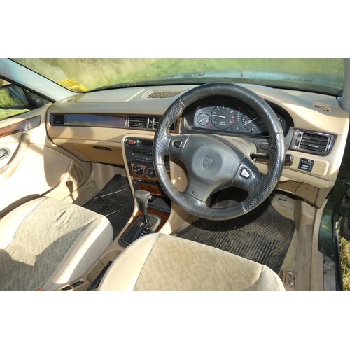 160 - Rover 416 4 dr Saloon Green,  Reg T54 BDV, 1st reg: 10/03/1999, 5 speed Automatic., 1590cc Petrol, M... 