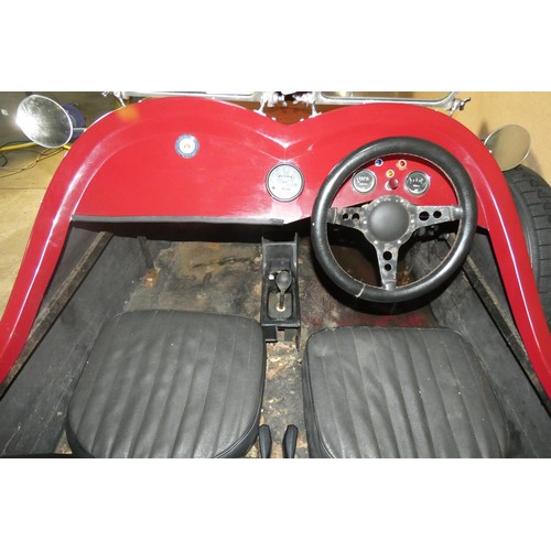 159 - Lomax three wheeled sports tricycle. 2 seater, based on a Citroen 2 CV. REg JPN 116L , 1st reg 10/05... 