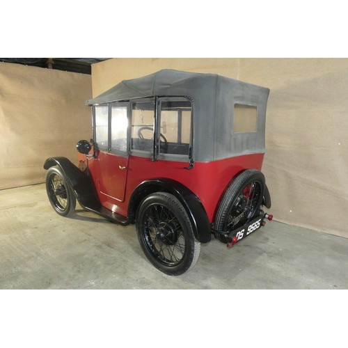 151 - Austin 7 Chummy 1928, Reg.No. DS 9565, 30/05/1928, 748cc petrol, Car No A6-391, Chassis no. 68010,  ... 