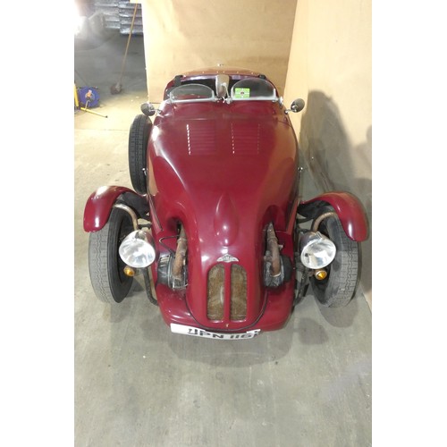 159 - Lomax three wheeled sports tricycle. 2 seater, based on a Citroen 2 CV. REg JPN 116L , 1st reg 10/05... 