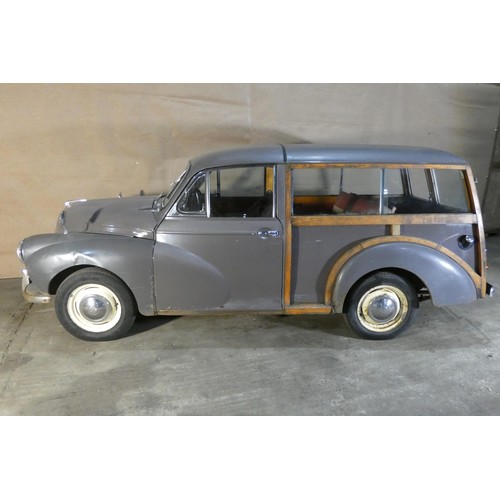 158 - Morris Minor Countryman Estate , brown,  Reg: AHX 158A, 1st reg 13/03/1963, 4 spd manual  gearbox, 1... 