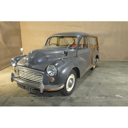 158 - Morris Minor Countryman Estate , brown,  Reg: AHX 158A, 1st reg 13/03/1963, 4 spd manual  gearbox, 1... 