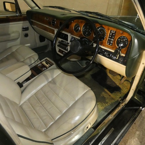 157 - Rolls Royce Silver Spirit 4 dr saloon, green metallic, Reg D29 GYN, 1st reg 02/02/1987, Automatic pe... 