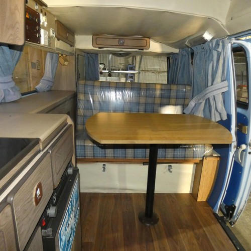 155 - Volkswagen Caravelle Motor Caravan, Karisma Conversion, Lux 2 berth Hi-top, light Blue , Reg. C37 OR... 