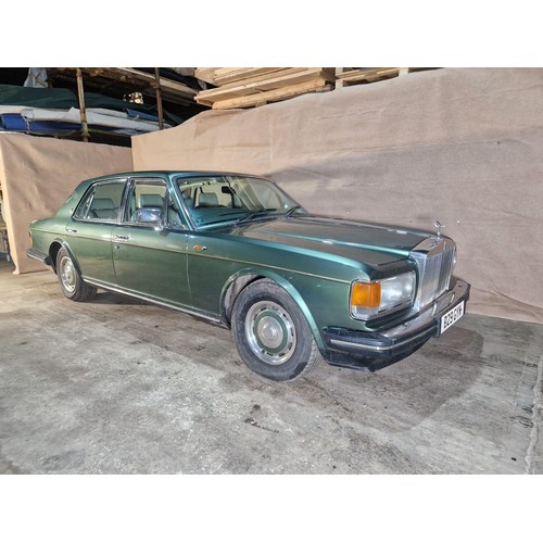 157 - Rolls Royce Silver Spirit 4 dr saloon, green metallic, Reg D29 GYN, 1st reg 02/02/1987, Automatic pe... 