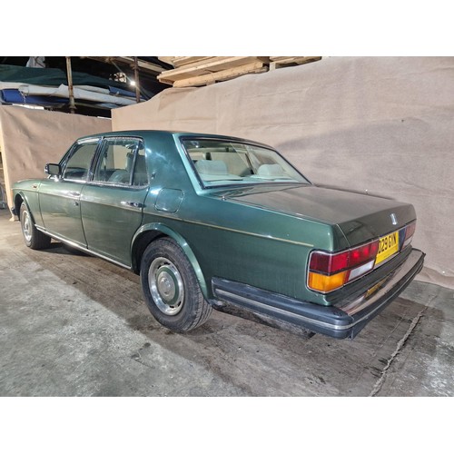 157 - Rolls Royce Silver Spirit 4 dr saloon, green metallic, Reg D29 GYN, 1st reg 02/02/1987, Automatic pe... 