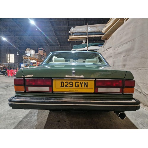 157 - Rolls Royce Silver Spirit 4 dr saloon, green metallic, Reg D29 GYN, 1st reg 02/02/1987, Automatic pe... 