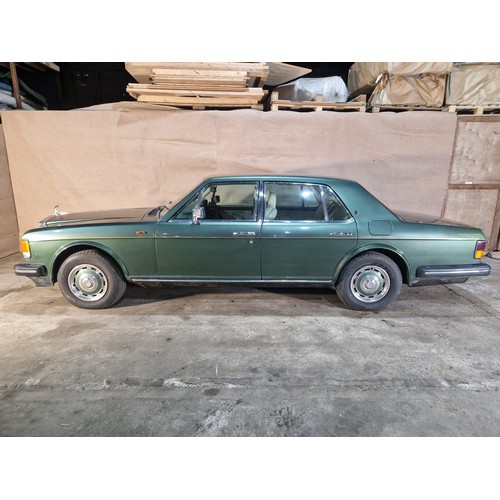 157 - Rolls Royce Silver Spirit 4 dr saloon, green metallic, Reg D29 GYN, 1st reg 02/02/1987, Automatic pe... 