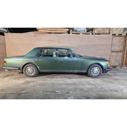 157 - Rolls Royce Silver Spirit 4 dr saloon, green metallic, Reg D29 GYN, 1st reg 02/02/1987, Automatic pe... 