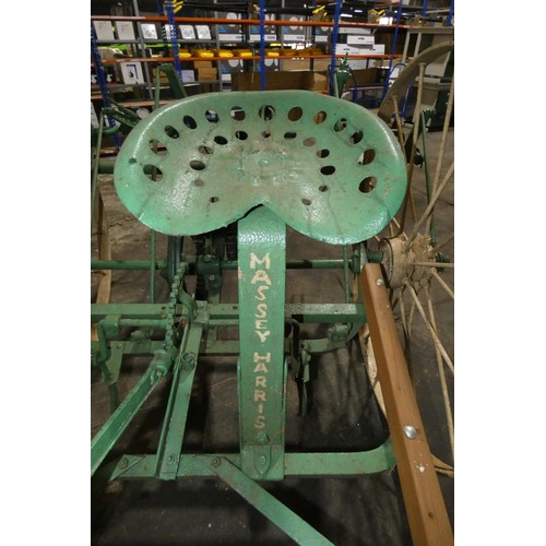 86 - A vintage horse drawn hay kicker believed to be made by Massey Harris