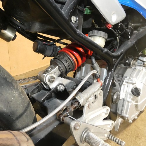 219 - Honda CBR 600 F3, 1998, starts, runs and drives, Ktech front springs, polished and ported head, over... 