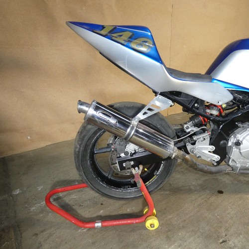 219 - Honda CBR 600 F3, 1998, starts, runs and drives, Ktech front springs, polished and ported head, over... 