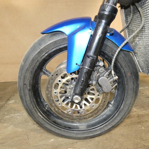 219 - Honda CBR 600 F3, 1998, starts, runs and drives, Ktech front springs, polished and ported head, over... 