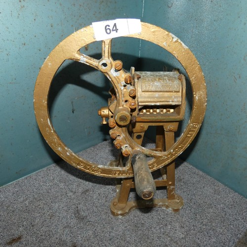 64 - A vintage manufacturers salesman display / demo piece by Kamal Saag Cutter, Coray India