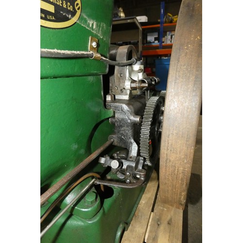 140 - A 1920 Fairbanks Morse & Co, Z type stationary engine, open crank, 3hp, 450 rpm, petrol engine,. Sta... 