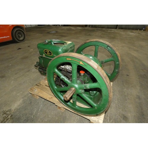 140 - A 1920 Fairbanks Morse & Co, Z type stationary engine, open crank, 3hp, 450 rpm, petrol engine,. Sta... 