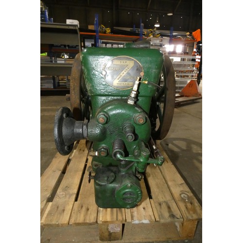 140 - A 1920 Fairbanks Morse & Co, Z type stationary engine, open crank, 3hp, 450 rpm, petrol engine,. Sta... 