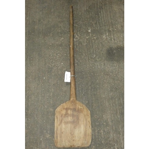 66 - A vintage wooden bakers shovel