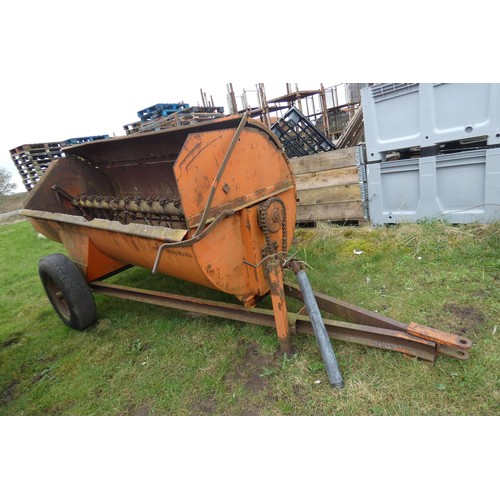 102 - 1 x side discharge muck spreader by Howard