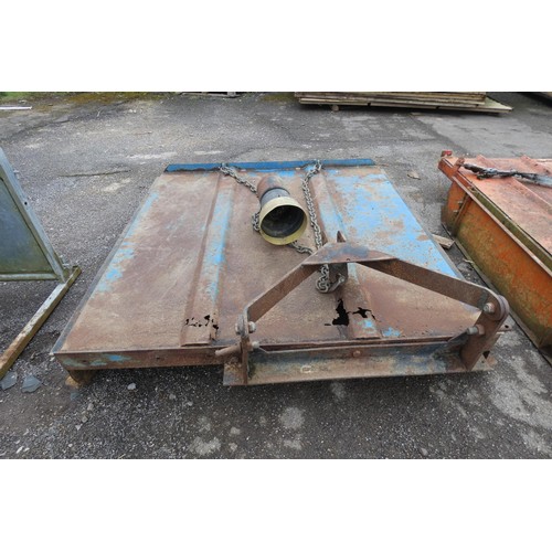 126 - 1 x pto driven Topper by Fleming, approx 5ft wide