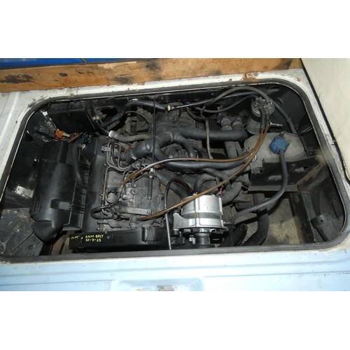 155 - Volkswagen Caravelle Motor Caravan, Karisma Conversion, Lux 2 berth Hi-top, light Blue , Reg. C37 OR... 