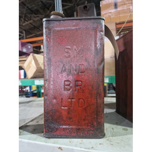 78 - 1 x Shell Mex & BP Ltd 2 gal petrol can, no lid