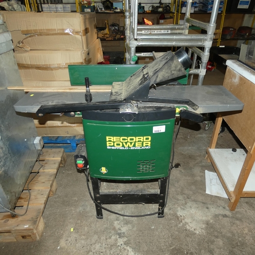 5061 - 1 x Record Power RD26 planer thicknesser 240v max width approx 30cm. Tested Working