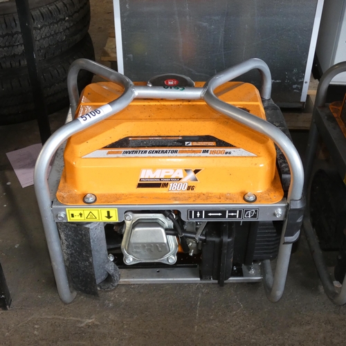 5106 - 1 x Impax IM1800IFG  petrol engine inverter generator