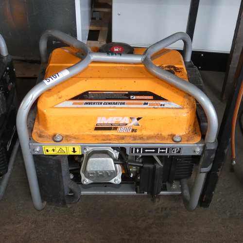 5107 - 1 x Impax IM1800IFG  petrol engine inverter generator