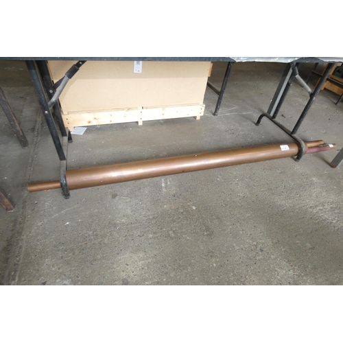 5109 - A quantity of various lengths of copper pipe - longest length is approx 210cm