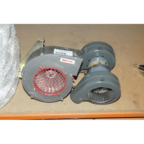 5228 - 2 x ex-MOD motorised fan units