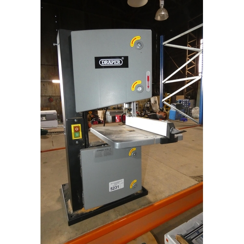 5231 - 1 x Draper bench top band saw 240v