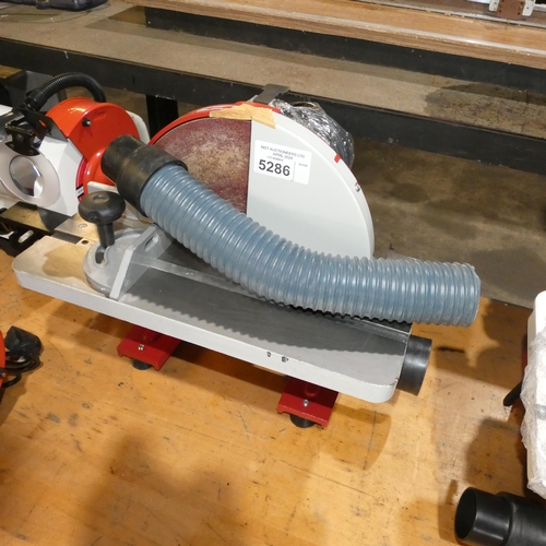 5286 - 1 x Workshop AW300DS bench top disc sander 240v (SP021576). Tested working