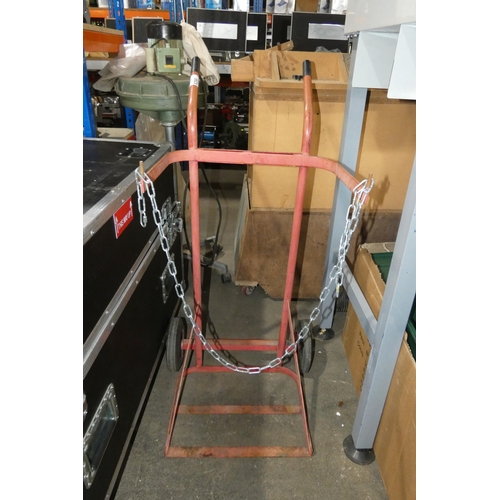 5298 - 1 x gas bottle trolley