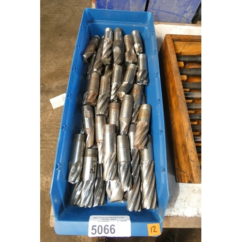 5066 - 1 box containing a quantity of various milling cutters