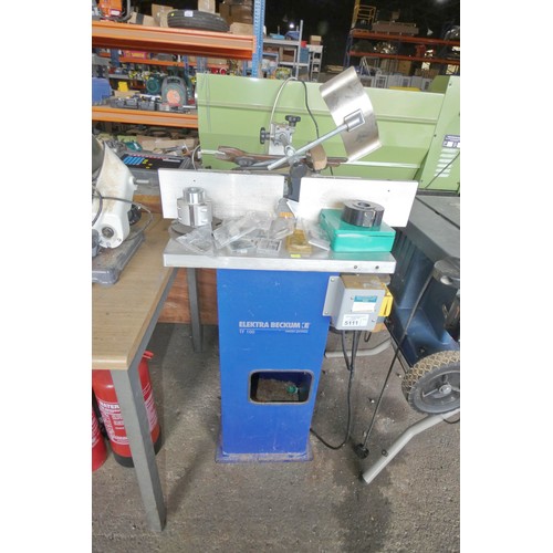 5111 - 1 x Elektra Beckum TF100 spindle moulder 240v supplied with a quantity of various tooling. Tested wo... 