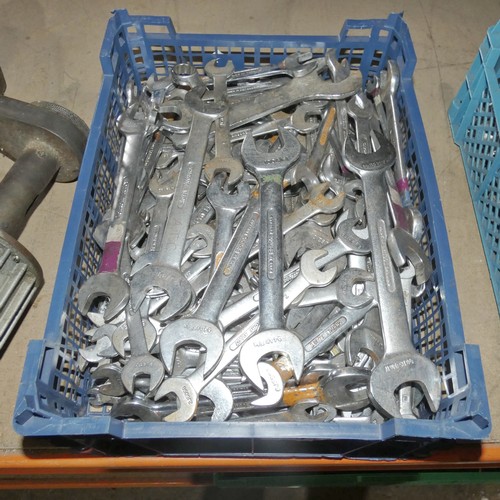 5244 - 1 box containing a quantity of various spanners