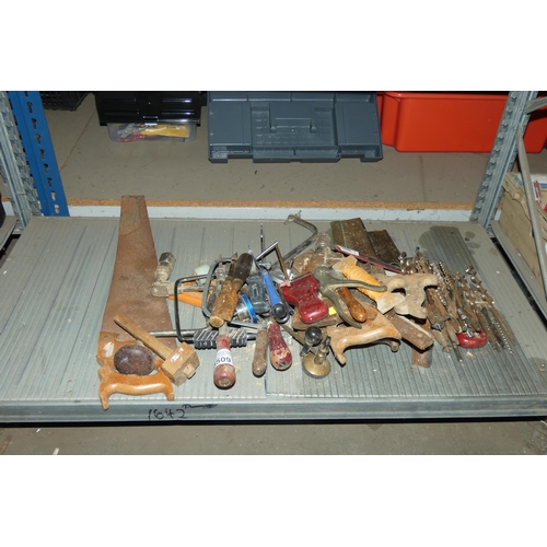 5509 - A quantity of various wood working tools. Not practical to list in detail so please view or see phot... 