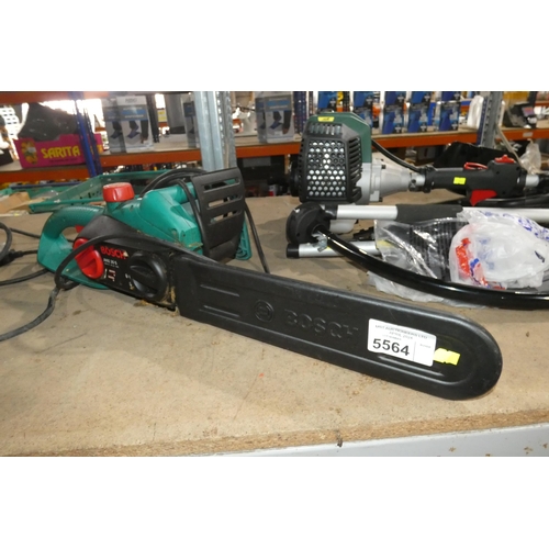 5564 - 1 x Bosch AKE35S electric chainsaw 240v. Tested working