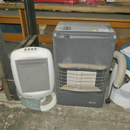 1 x Superser gas heater and 1 x Connect-it electric heater 240v. Tested ...