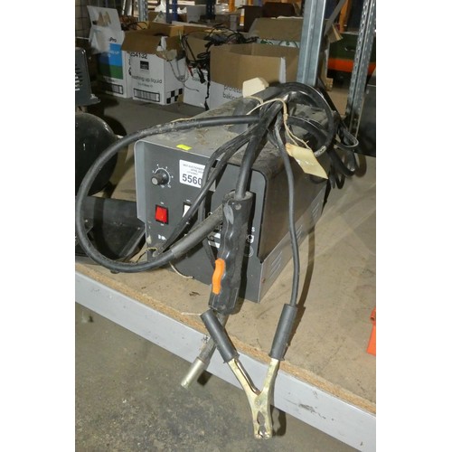 5560 - 1 x SIP gasless Handymig welder 240v supplied with a welding mask. Tested working