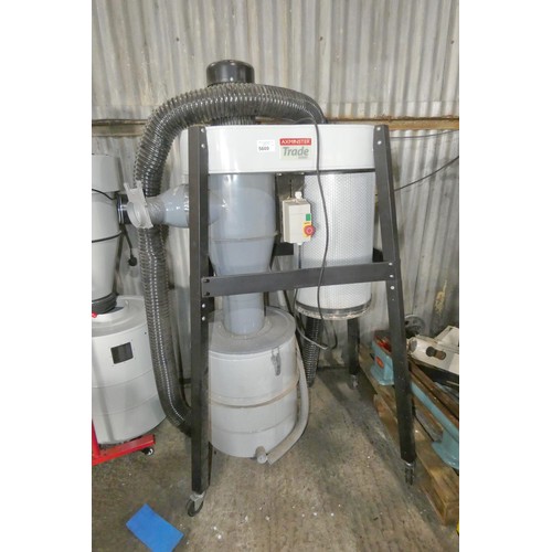 5609 - 1 x Trade 2HP Cyclone dust extractor 240v model AT155CE/T-2000CK-200H (SP014020)