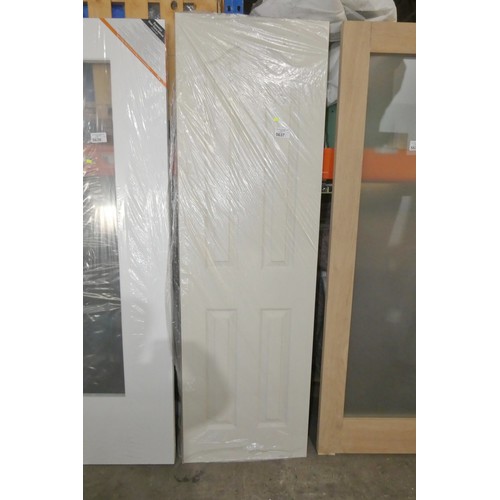 5637 - 1 x cream door approx 1981 x 610mm