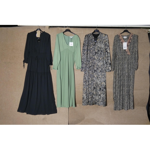 81 - 4 x various ladies dresses, sizes comprise of UK 10, RRP £300+, Not practical to list in detail so p... 