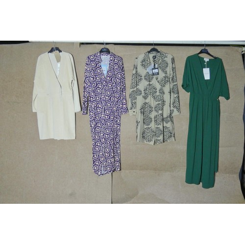 86 - 4 x various ladies dresses, sizes comprise of UK 10, RRP £300+, Not practical to list in detail so p... 