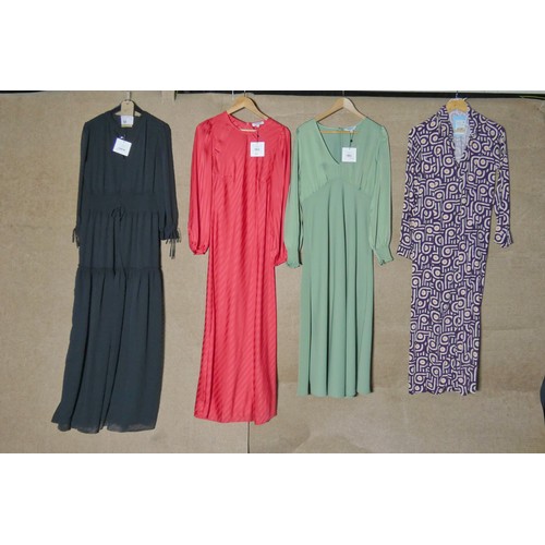 94 - 4 x various ladies dresses, sizes comprise of UK 12, RRP £300 +, Not practical to list in detail so ... 