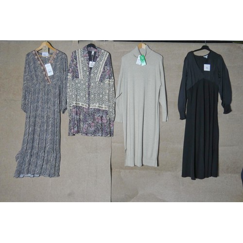 102 - 4 x various ladies dresses, sizes comprise of UK 12, RRP £400+, Not practical to list in detail so p... 